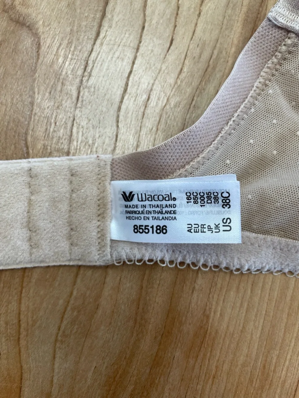 Wacoal Retro Chic Full Figure Underwire Bra 38C Toast